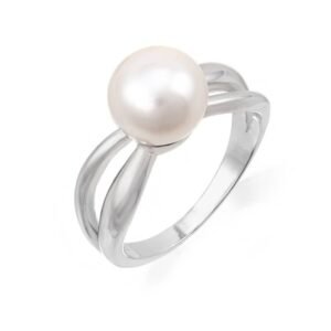 31272 Ασημένιο δαχτυλίδι μαργαριτάρι 925