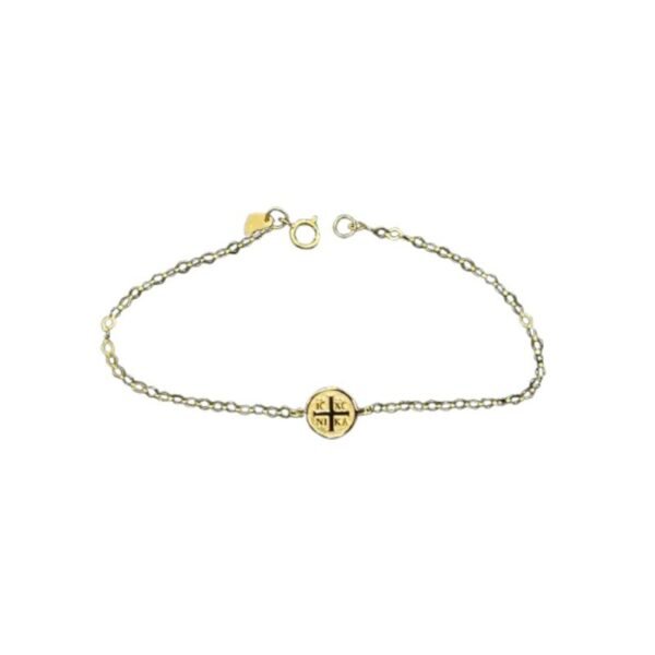 Παιδικό βραχιόλι ασημένιο επιχρυσωμένο με κων/το 925