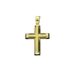 Σταυρός ανδρικός σε κίτρινο χρυσό Κ14