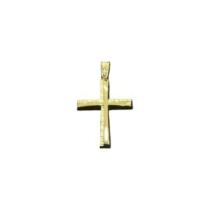 Σταυρός ανδρικός σε κίτρινο χρυσό Κ14