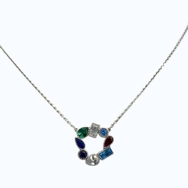 Ασημένιο κολιέ κύκλος 925