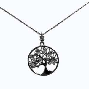 Ασημένιο κολιέ δέντρο ζωής 925