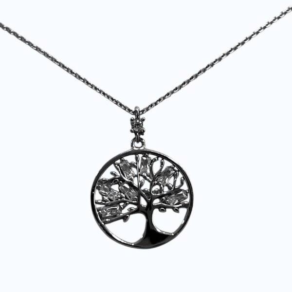 Ασημένιο κολιέ δέντρο ζωής 925