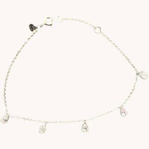 Ασημένιο βραχιόλι με Ζιργκόν 925