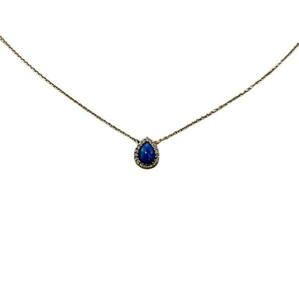 Ασημένιο κολιέ Ροζέτα 925