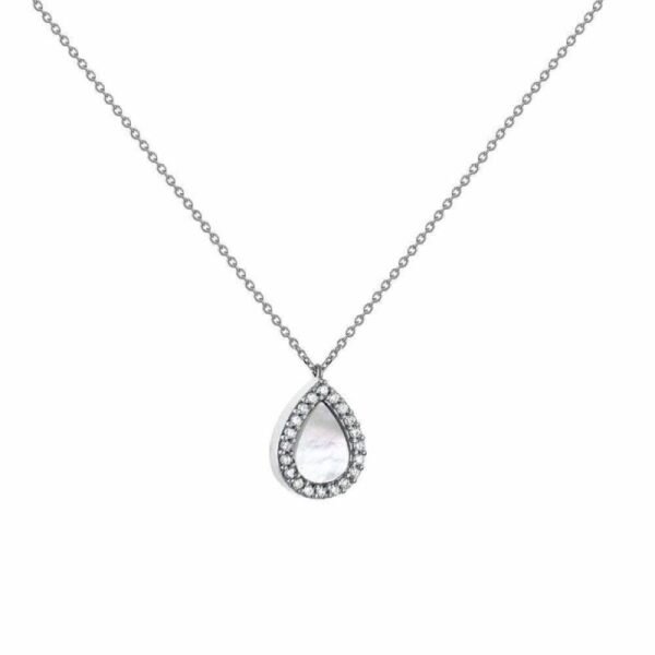 Ασημένιο κολιέ Ροζέτα 925