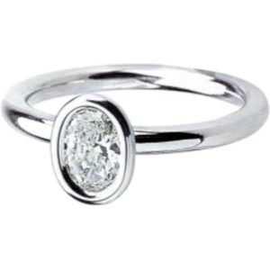 Ασημένιο δαχτυλίδι μονόπετρο με ζιργκόν 925