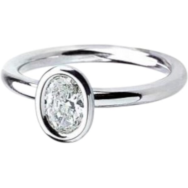 Ασημένιο δαχτυλίδι μονόπετρο με ζιργκόν 925