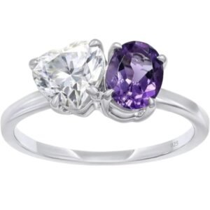 Ασημένιο δαχτυλίδι με ζιργκόν 925