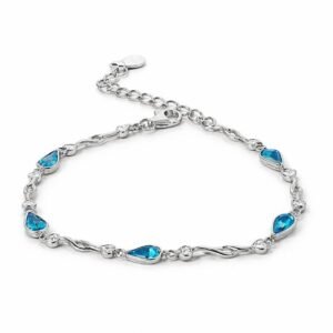 Ασημένιο βραχιόλι με Ζιργκόν 925