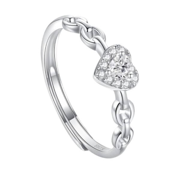 Ασημένιο δαχτυλίδι με ζιργκόν 925