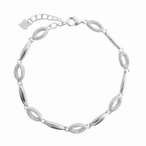 Ασημένιο βραχιόλι με Ζιργκόν 925