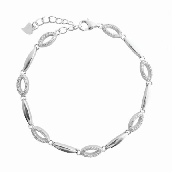 Ασημένιο βραχιόλι με Ζιργκόν 925
