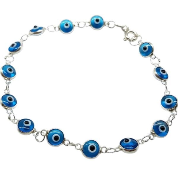 Ασημένιο βραχιόλι Ματάκια μικρά 925