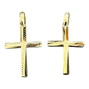 Σταυρός σε κίτρινο χρυσό διπλής όψεως Κ14