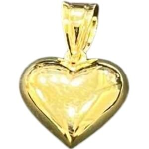 Μενταγιόν Καρδιά σε κίτρινο χρυσό Κ14