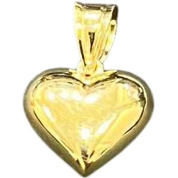 Μενταγιόν Καρδιά σε κίτρινο χρυσό Κ14