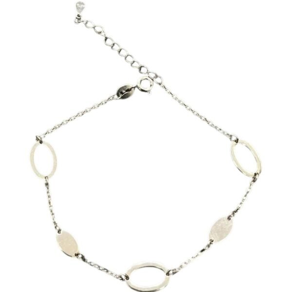 Ασημένιο βραχιόλι με πολλά στοιχεία 925