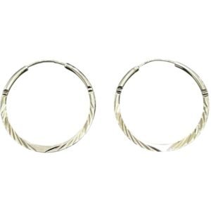 Σκουλαρίκια κρίκοι χειροποίητα 925