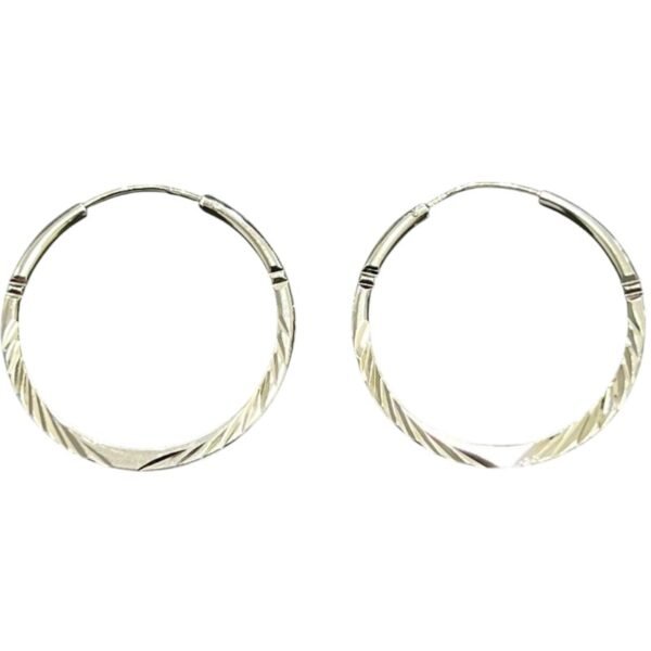 Σκουλαρίκια κρίκοι χειροποίητα 925