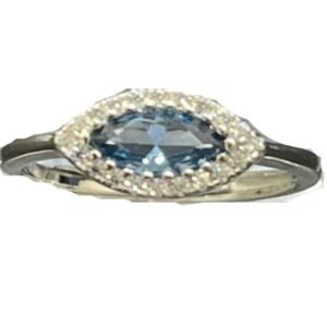 Ασημένιο δαχτυλίδι ροζέτα  με ζιργκόν  925