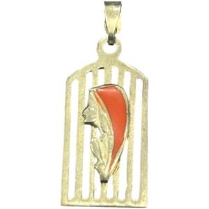 18370 Ασημένιο φυλαχτό Virgin Mary 925