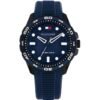 Tommy Hilfiger Regatta Ανδρικό Ρολόι Μπαταρίας με Μπλε Καουτσούκ Λουράκι